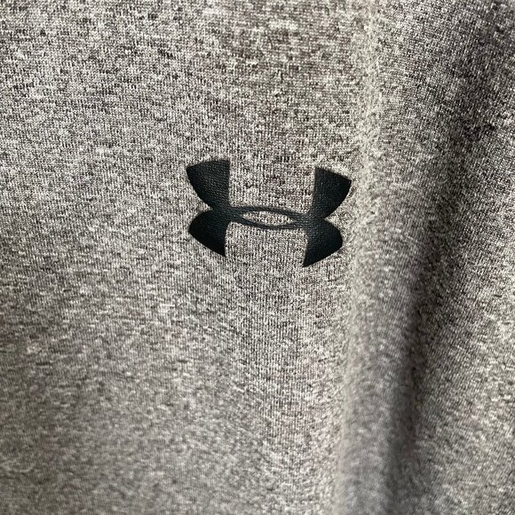 Under Armour 1/4 Zip Pullover Mens Size 3XL Gray Athleisure Activewear Heatgear - Picture 2 of 6